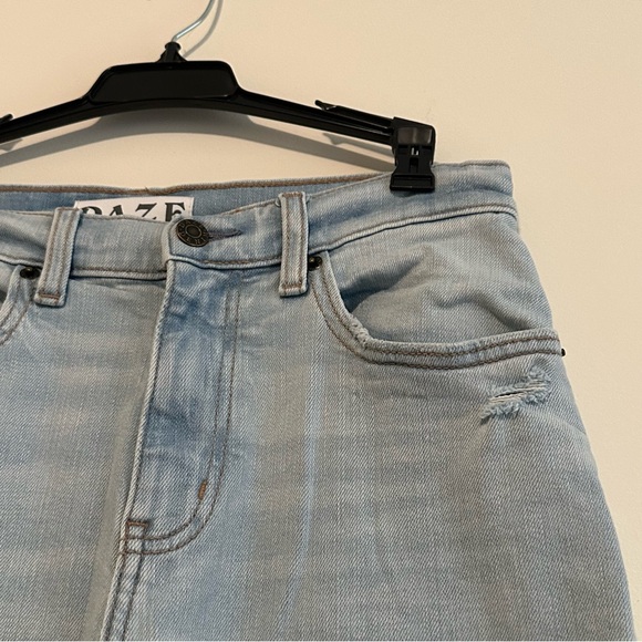 Daze Light Blue Wide Leg Women's Jeans - Picture 9 of 11